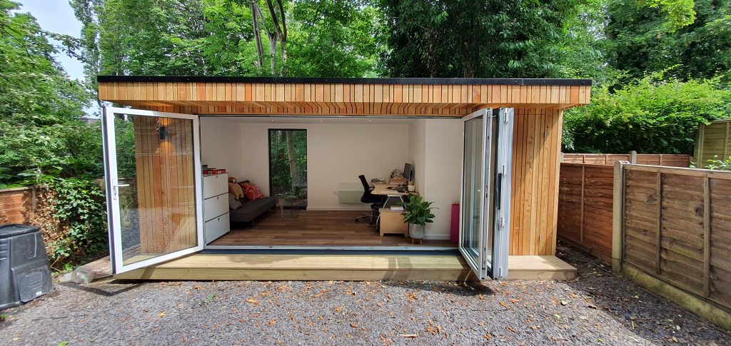 Insulated and electric garden rooms by London Town Cabins
