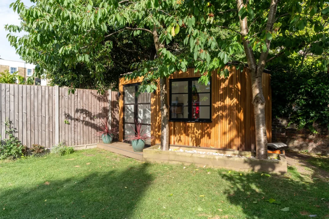 a garden studio in a london garden