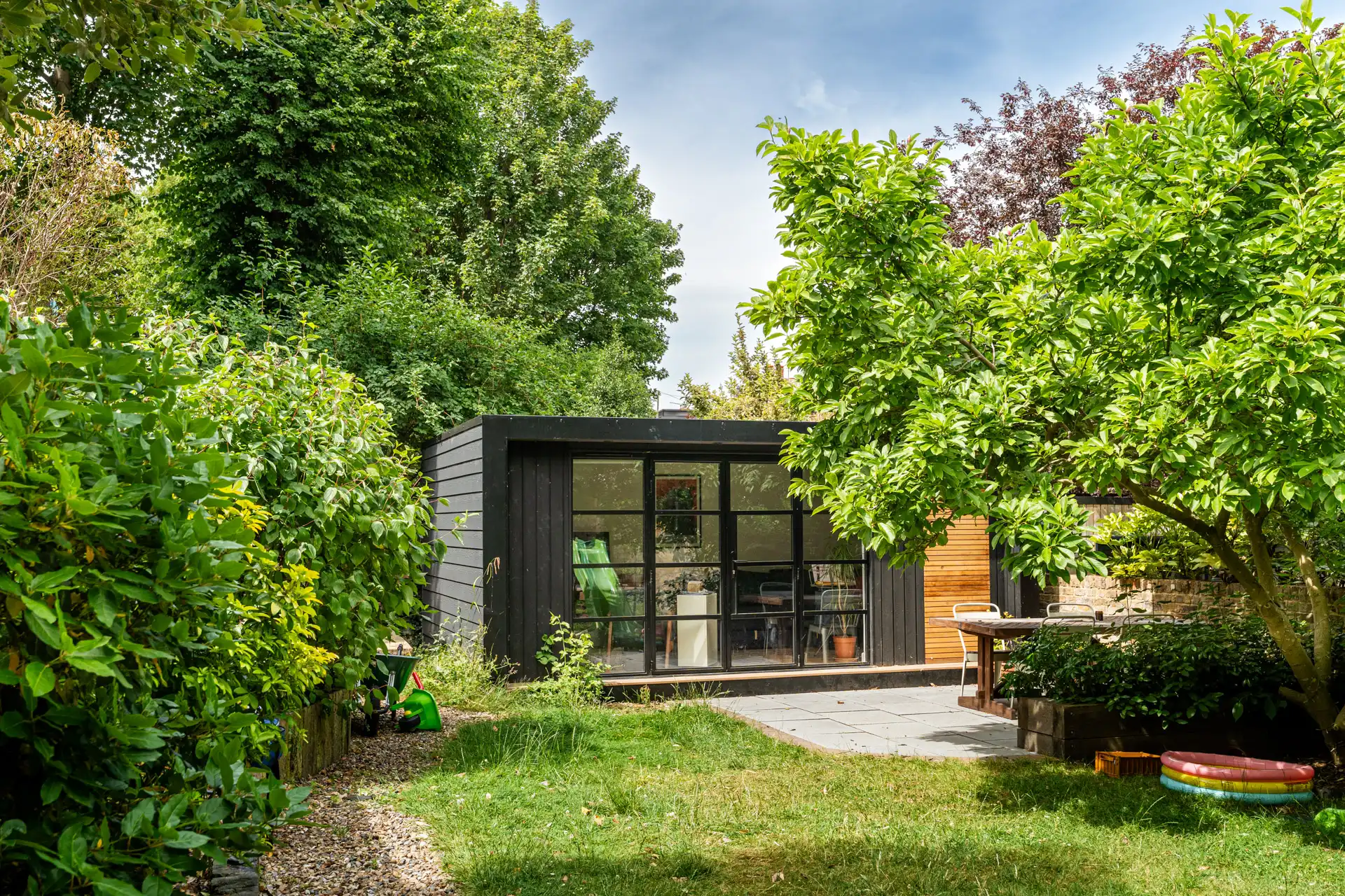 Garden room set up as a extra room